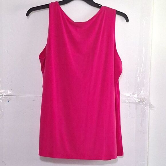 A Susan Graver Style Artisan Women's Top Beaded Pink Evening Office Siren 1X NWT - Picture 8 of 12